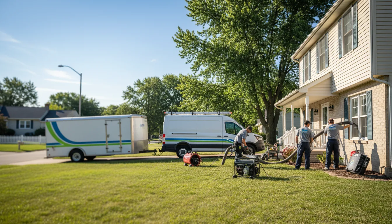 Flooded Basement Restoration And Cleanup With Repair in Barton City, MI near me
